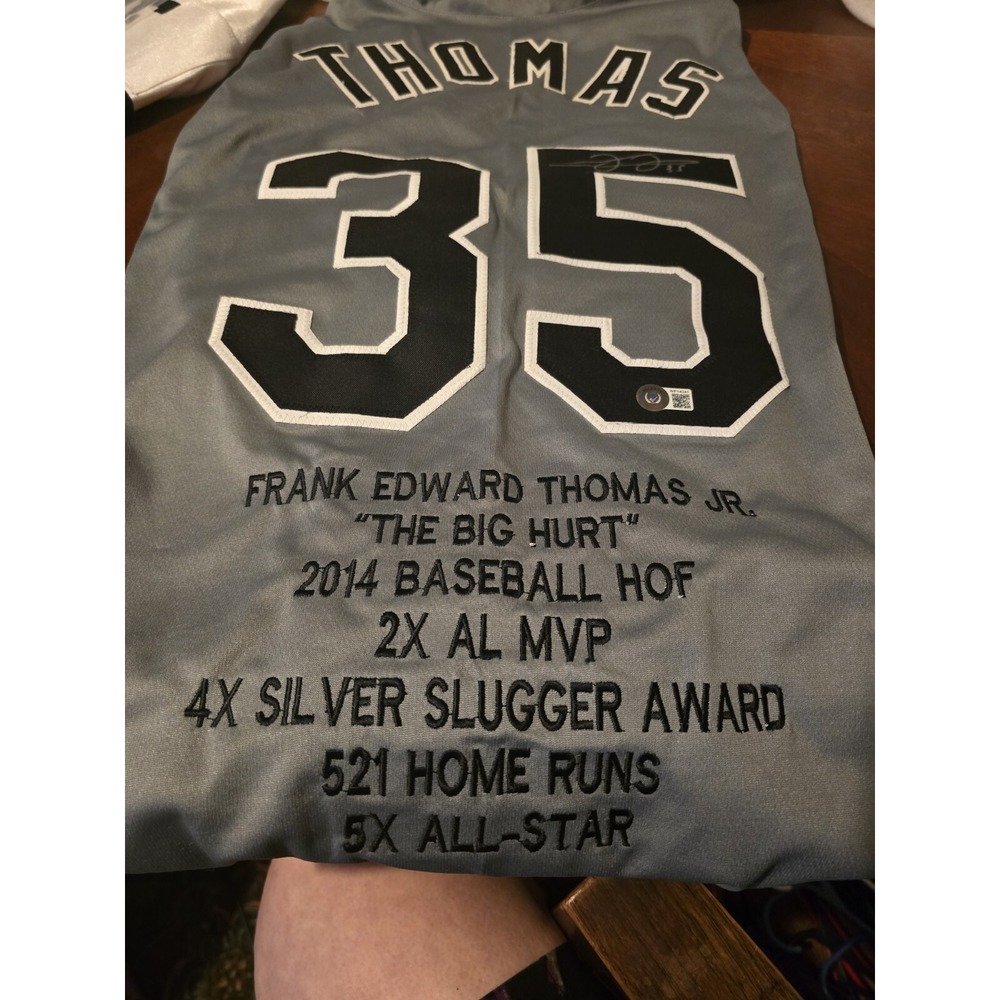 Frank‎ Thomas Autographed Jersey
